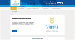 Desktop Screenshot of guatemalaembassyusa.org